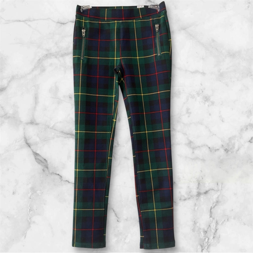 Plaid Kids Bottoms - Green and Red